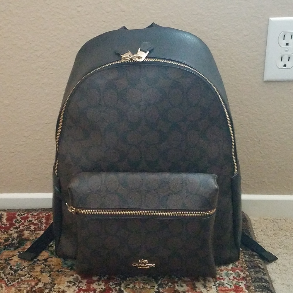 Authentic Coach Charlie Signature Backpack